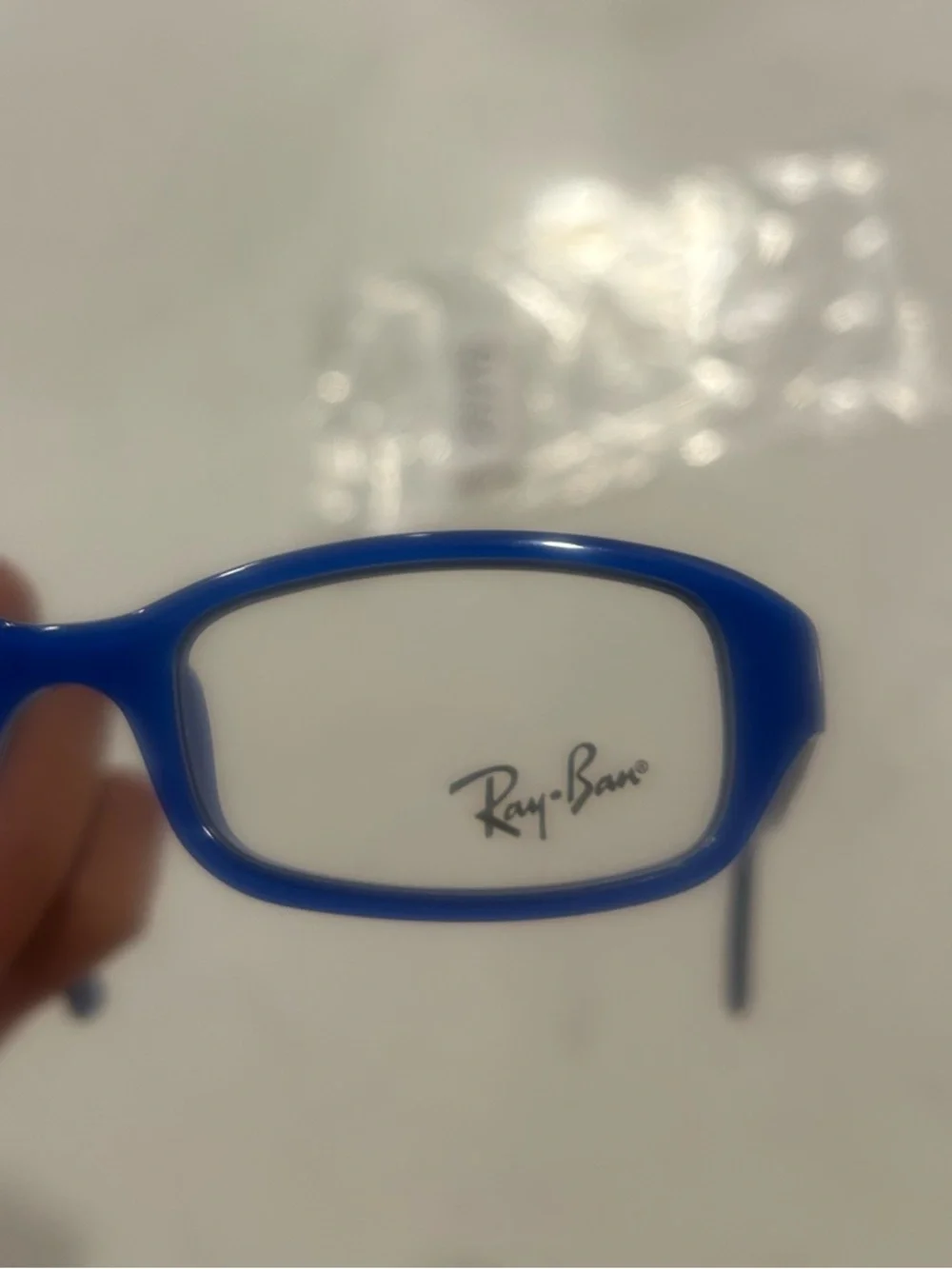 Ray-Ban Junior Blue Frame Clear Glasses